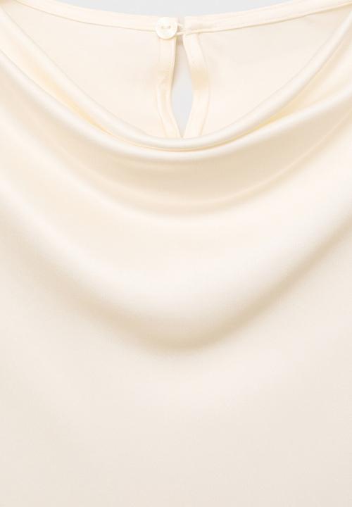 MANGO - Blouse mart -  light beige