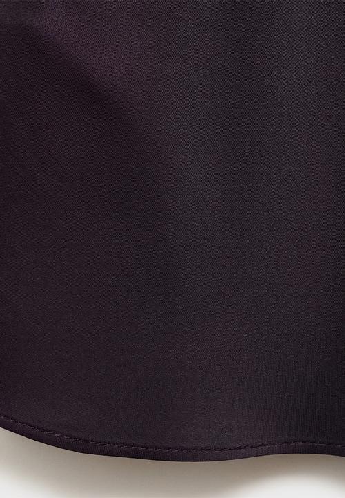MANGO - Blouse mart -  burgundy