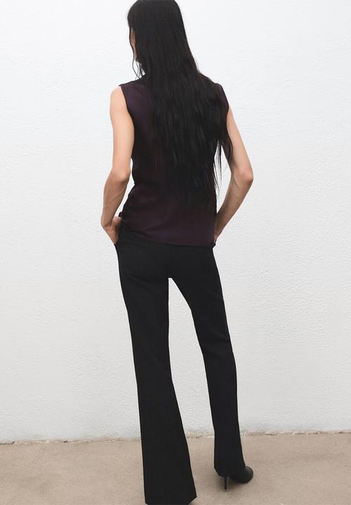 MANGO - Blouse mart -  burgundy