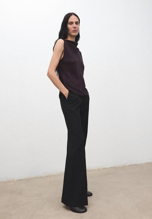 MANGO - Blouse mart -  burgundy