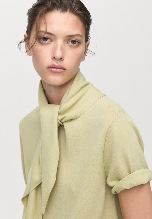 MANGO - Jersey amaia - light/ pastel green