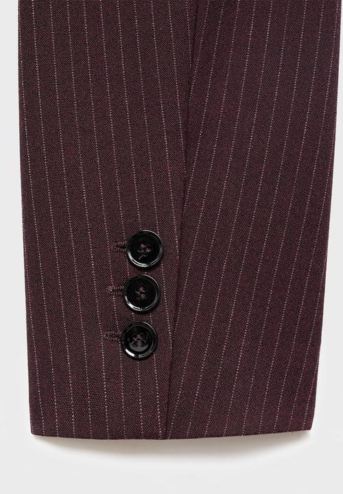 MANGO - Americana bergen - dark red