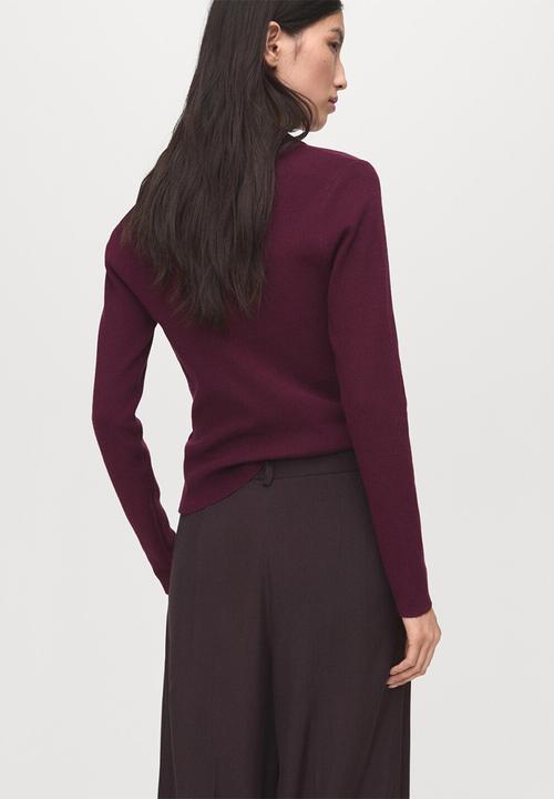 MANGO - Jersey mariele - dark red