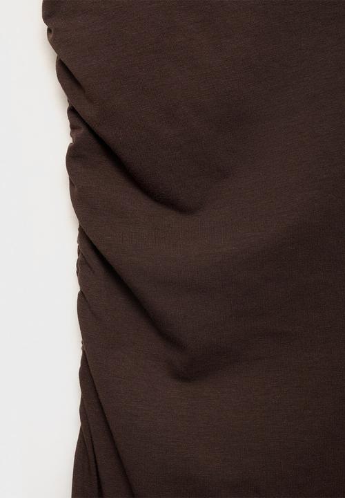 MANGO - Dress Cuba - Brown