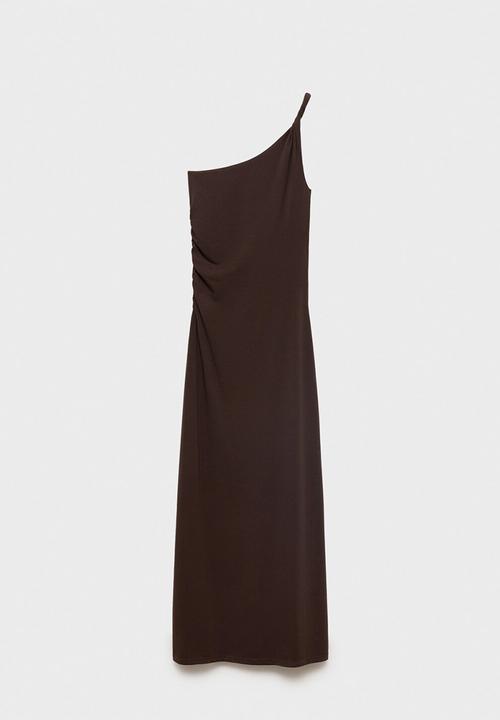 MANGO - Dress Cuba - Brown