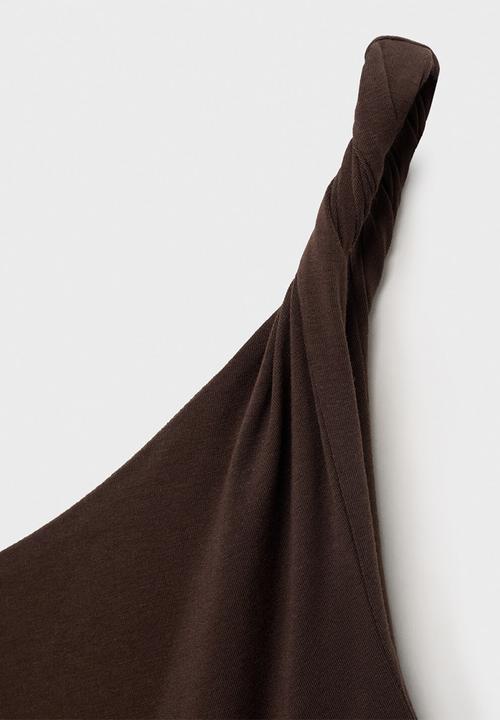 MANGO - Dress Cuba - Brown