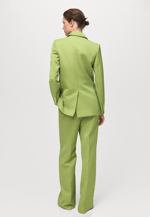 MANGO - Blazer apple -  green