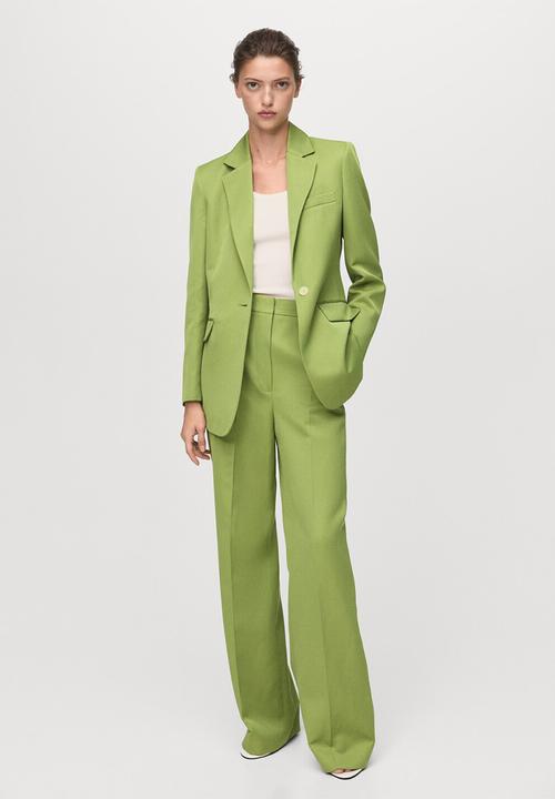 MANGO - Blazer apple -  green