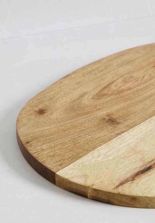 Sixth Floor - Marble & wood chopping board set of 2 - white & natural