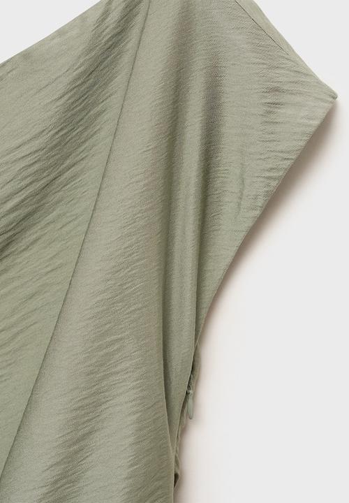 MANGO - Blouse manta -  aqua green