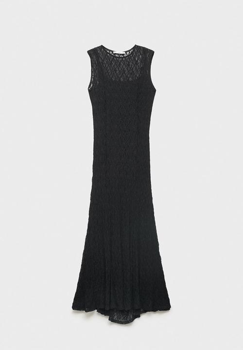 MANGO - Dress santori  -  black