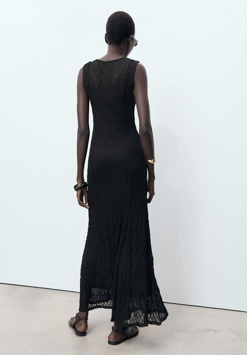 MANGO - Dress santori  -  black