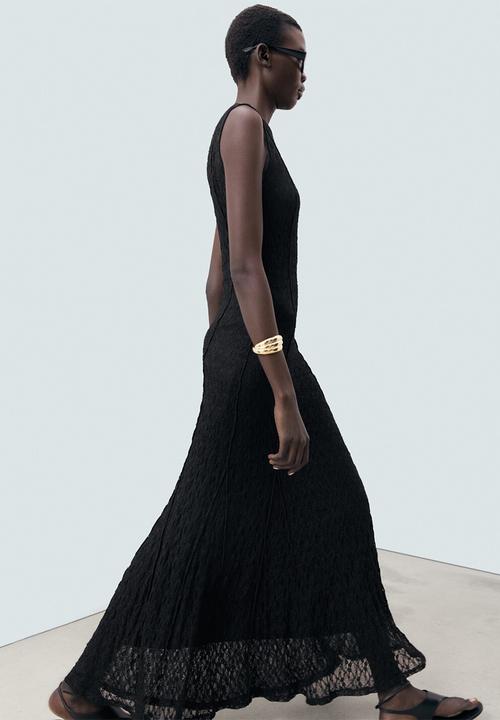 MANGO - Dress santori  -  black