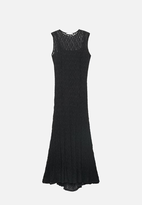 MANGO - Dress santori  -  black