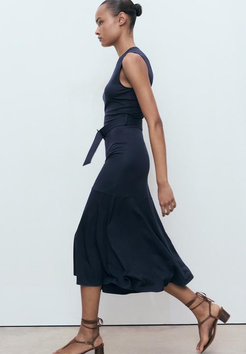 MANGO - Dress megan-h - midnight navy