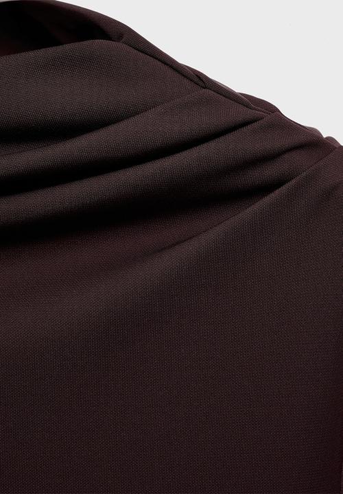 MANGO - Vestido celina - brown
