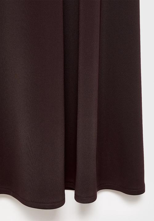 MANGO - Vestido celina - brown