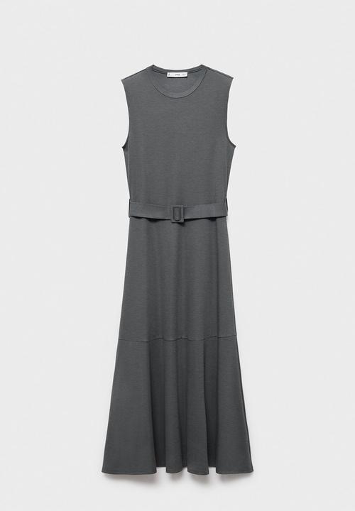 MANGO - Dress megan-h -  medium grey