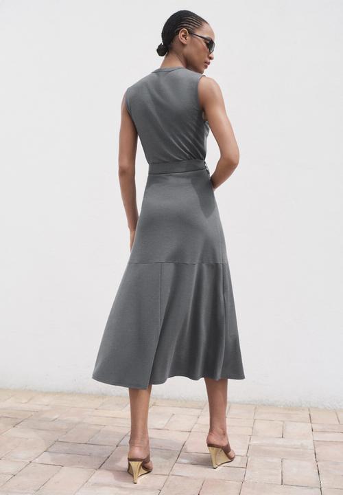 MANGO - Dress megan-h -  medium grey