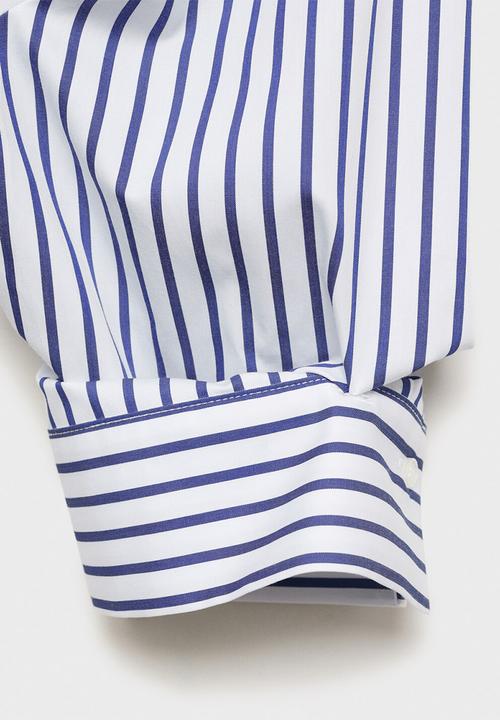 MANGO - Shirt gigi - mid-blue