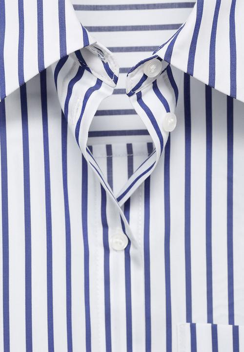 MANGO - Shirt gigi - mid-blue