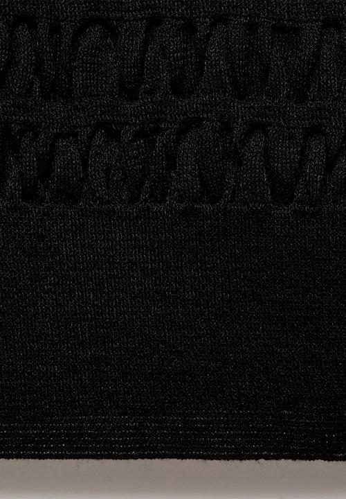 MANGO - Polo gofre - black