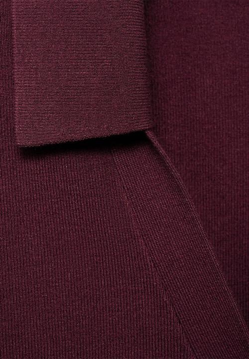 MANGO - Jersey polita - dark red