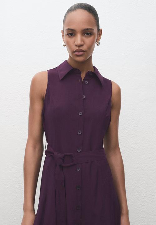 MANGO - Dress show - mid-purple