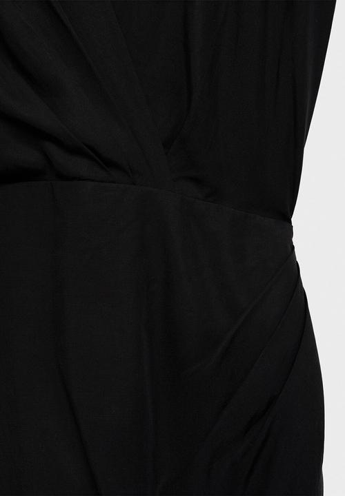 MANGO - Dress vene -  black