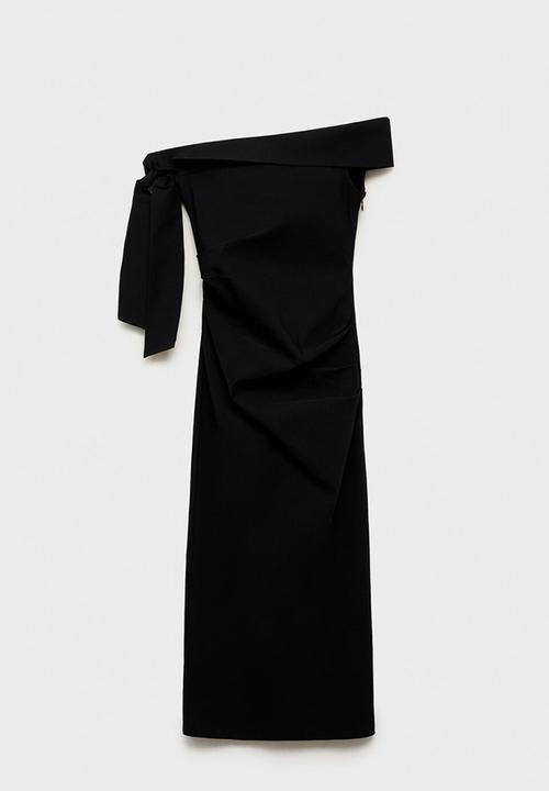 MANGO - Dress twisted2 -  black
