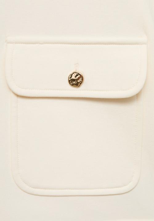 MANGO - Jacket grey-h -  light beige