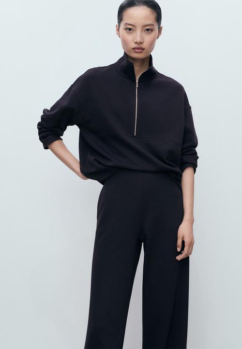 MANGO - Trousers picol - midnight navy