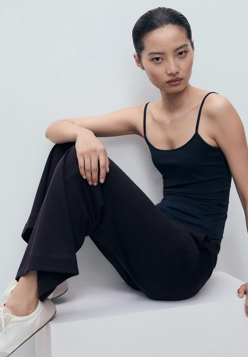 MANGO - Trousers picol - midnight navy
