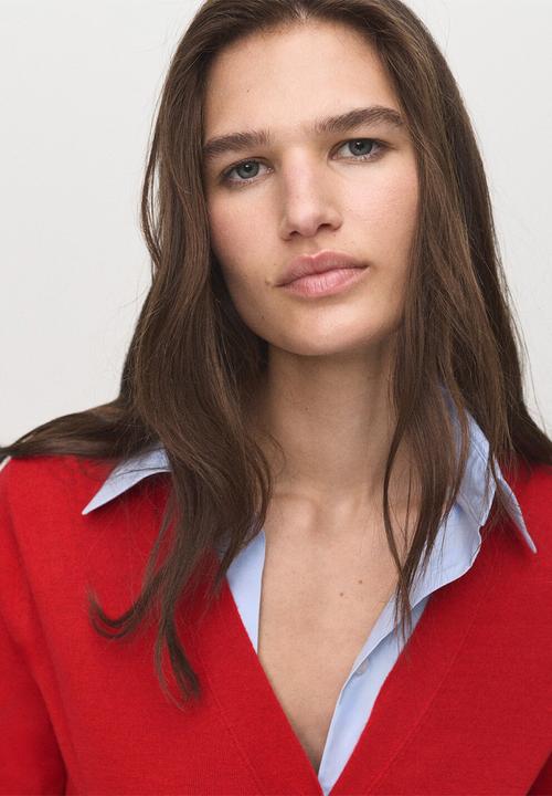 MANGO - Cardigan luccav - red