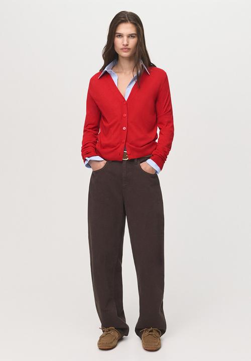 MANGO - Cardigan luccav - red