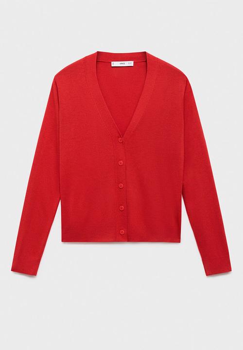 MANGO - Cardigan luccav - red