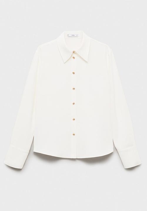 MANGO - Shirt flare - natural