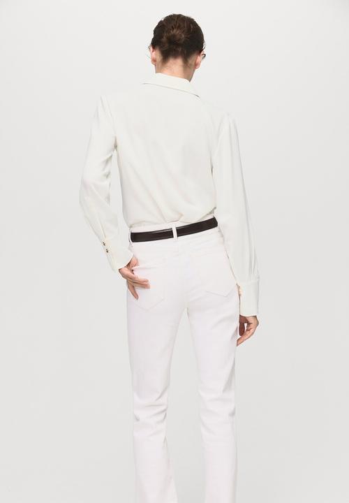 MANGO - Shirt flare - natural