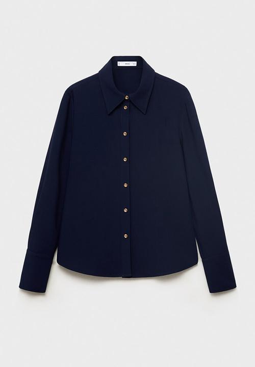 MANGO - Shirt flare - midnight navy