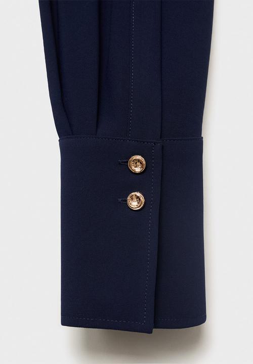 MANGO - Shirt flare - midnight navy