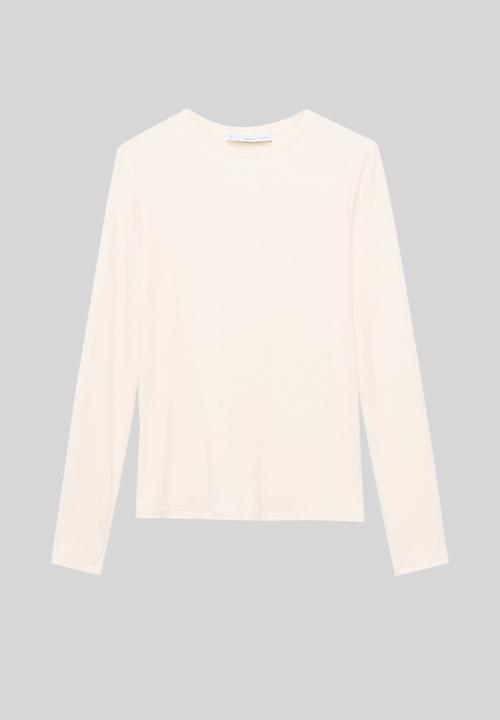 MANGO - Camiseta sita - light beige