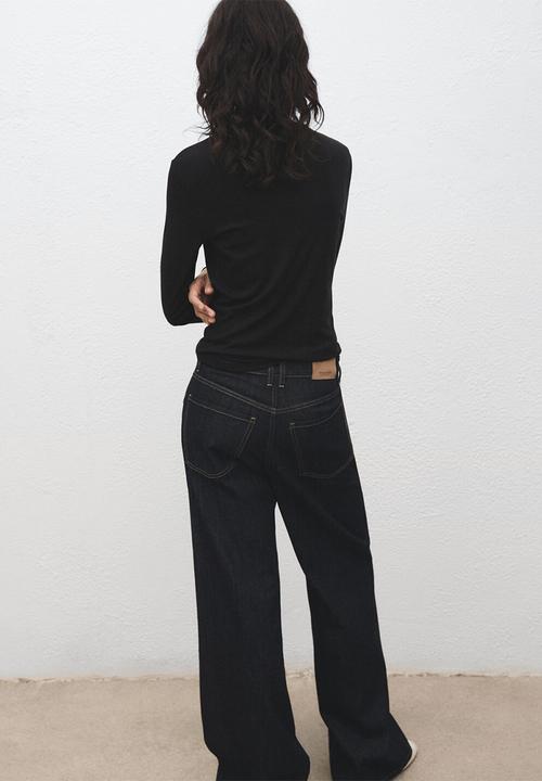 MANGO - Shirt secondca - black
