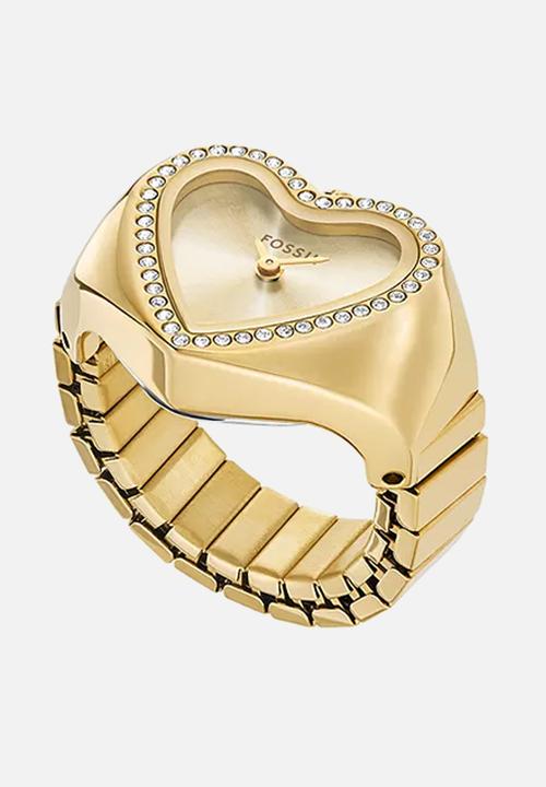 Fossil - Watch ring - gold 