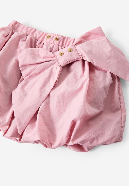 Cotton On - Daisy bow bubble skirt - marshmallow