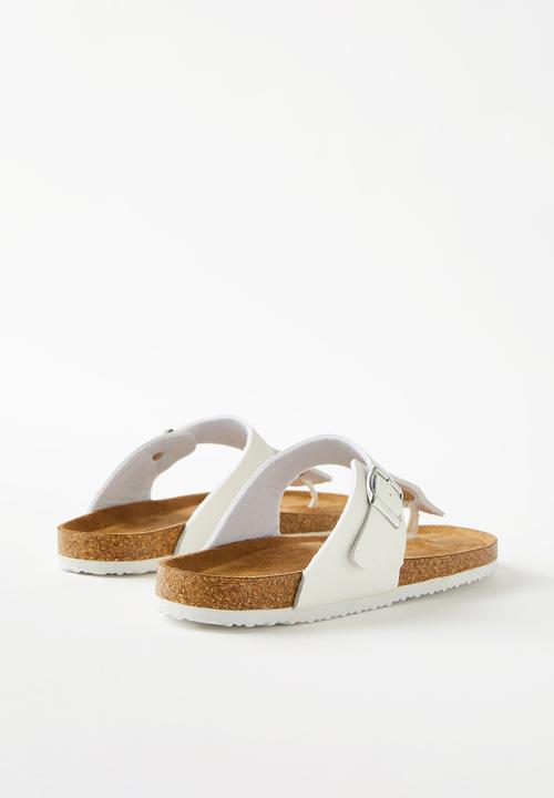 Cotton On - Rex slide - white texture