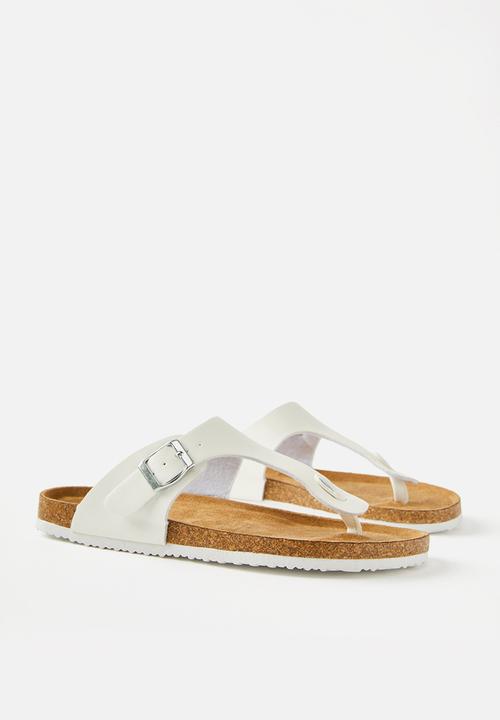 Cotton On - Rex slide - white texture