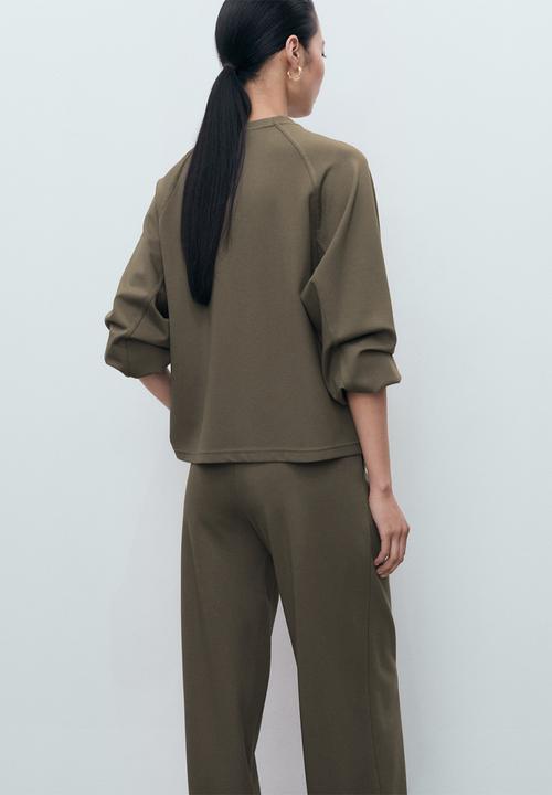 MANGO - Sweatshirt florida - light brown