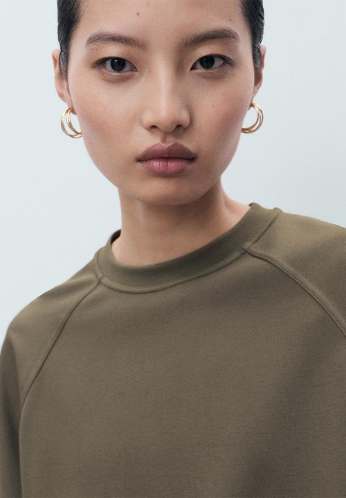 MANGO - Sweatshirt florida - light brown