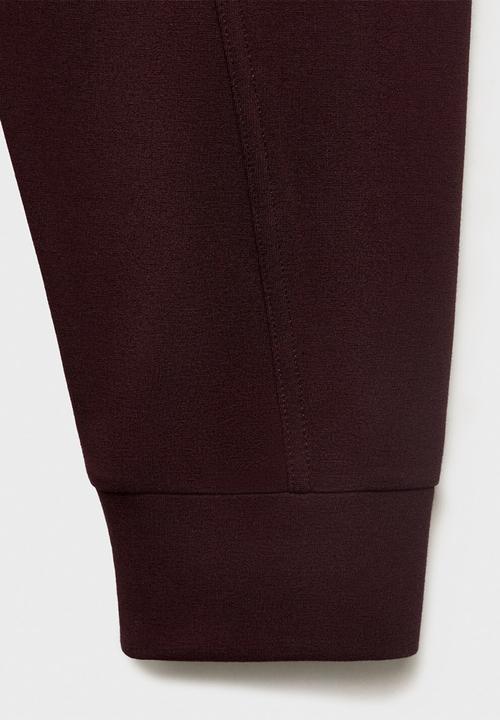 MANGO - Sweatshirt florida -  dark red