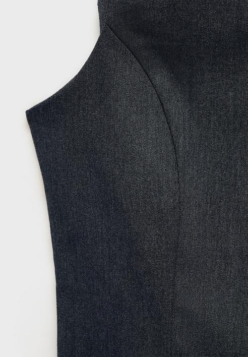 MANGO - Top dena  -  medium blue